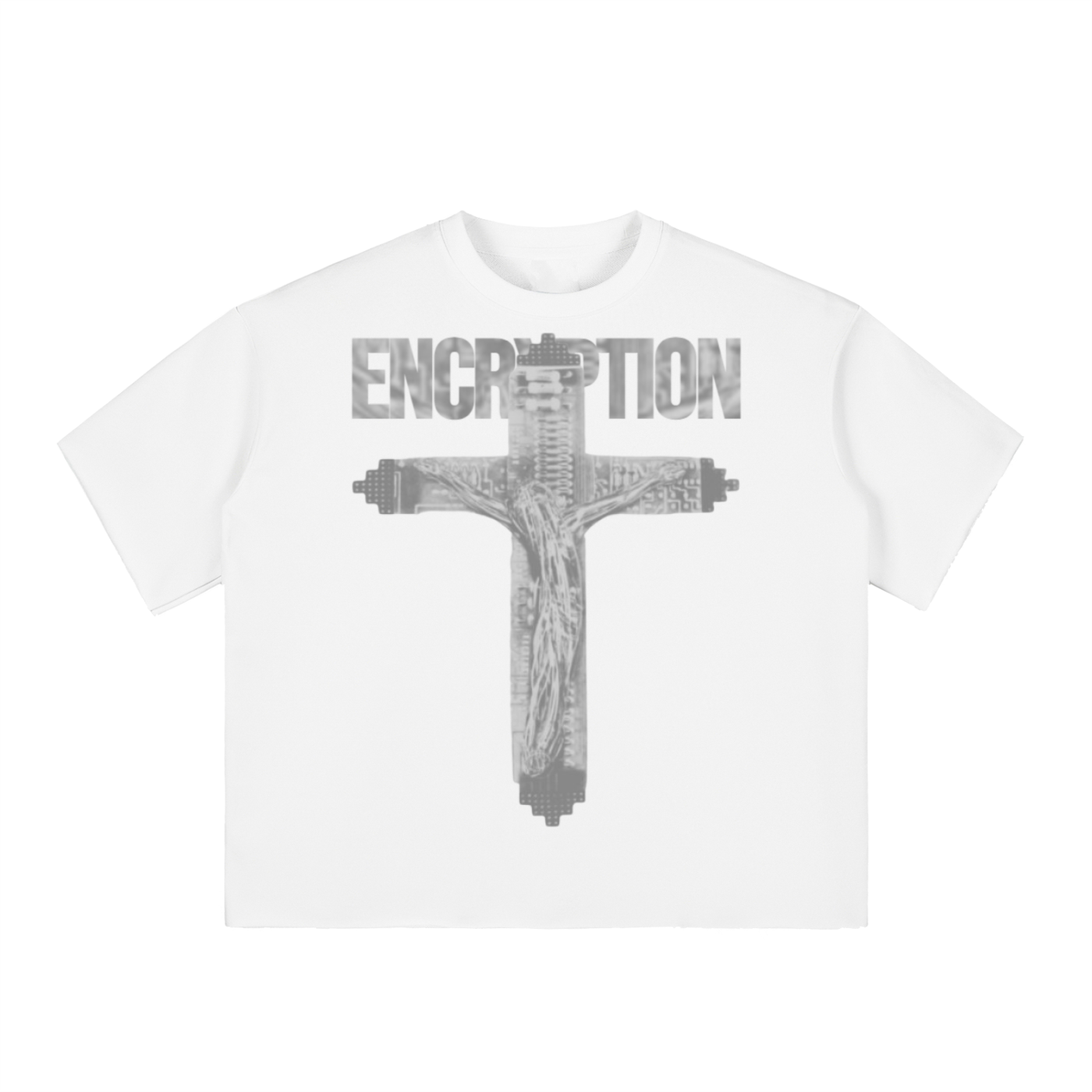 Love Inspo Archival, Boxy T-shirt, Encryption