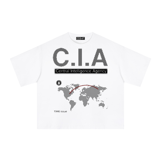 Boxy Shirt "C.I.A halftone"