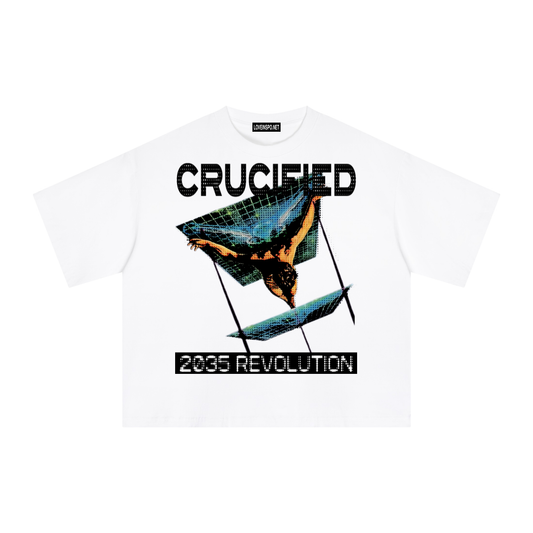 Boxy Shirt "Crucified halftone"