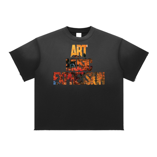 Love Inspo Culture, Sunfaded T-shirt, Art Music Expression