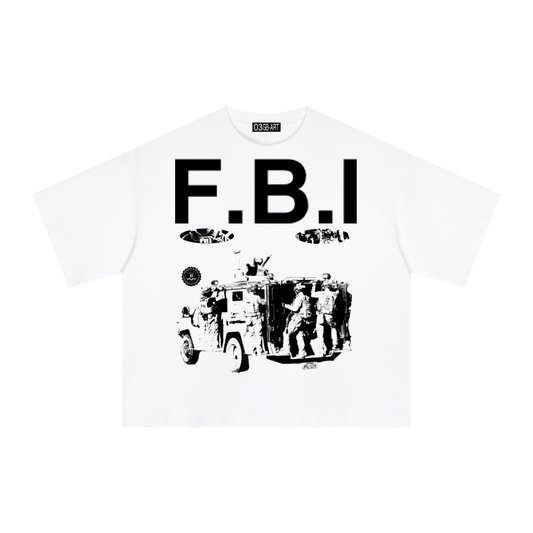Boxy Shirt "F.B.I"