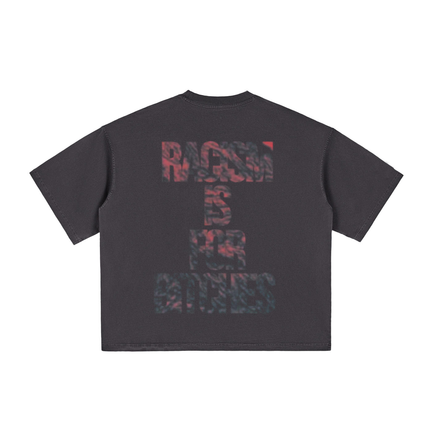 Love Inspo Culture, Boxy T-shirt, Racism is for bit**es